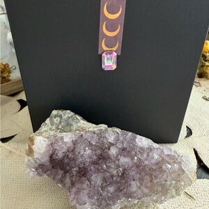 Amethyst Crystal Cluster with Gift Box